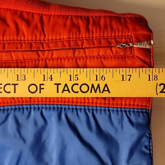 Vintage 70's Sportscaster Blue, Red Ski Jacket & Overall Bootcut  (READ FLAW)M 6 - Picture 6 of 16